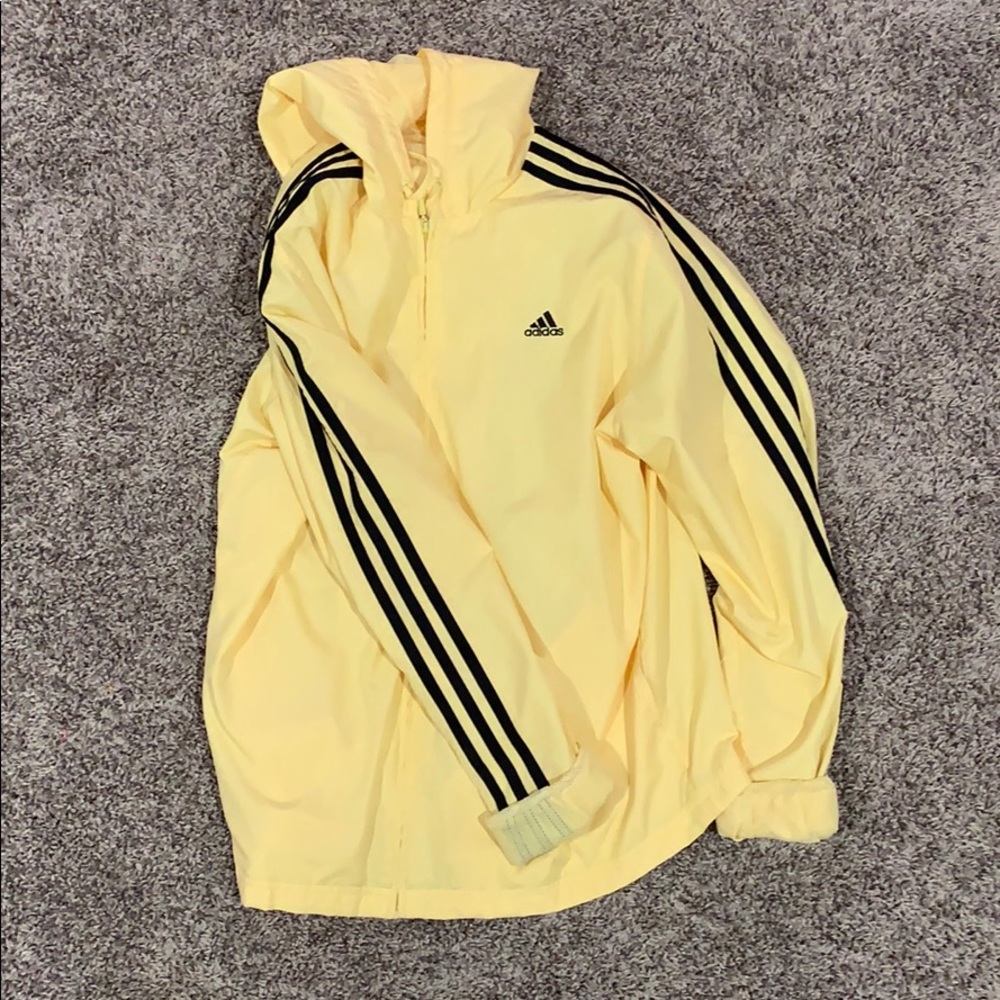 Vintage yellow adidas jacket
